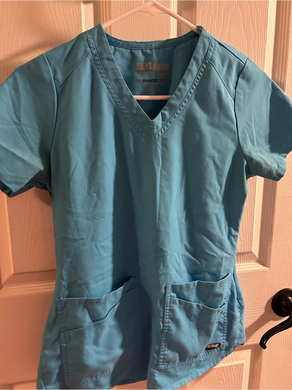 Grey's Anatomy Medical Scrub Top in Blue